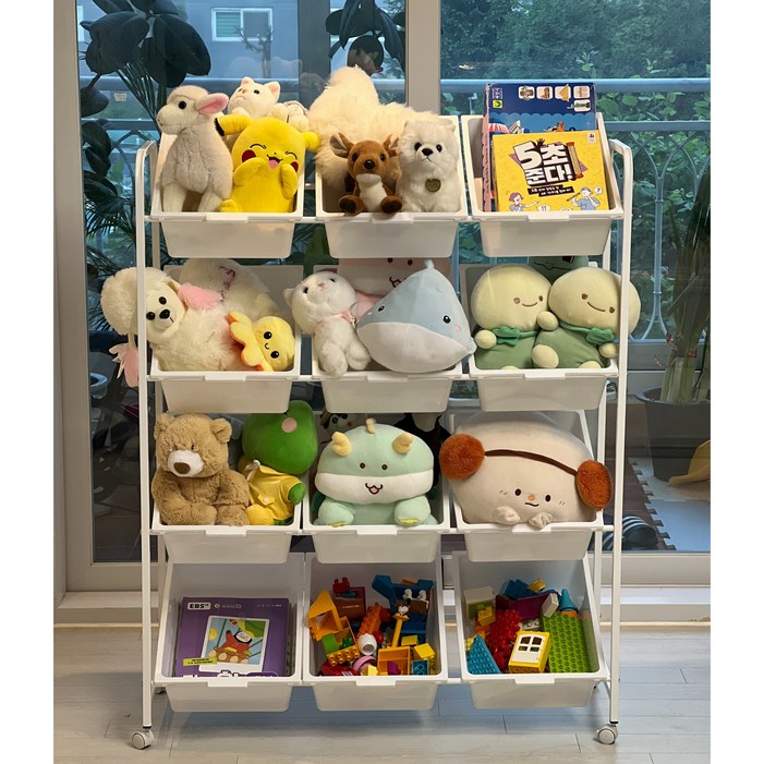 망고라이프 장난감 정리함, 1개, 화이트