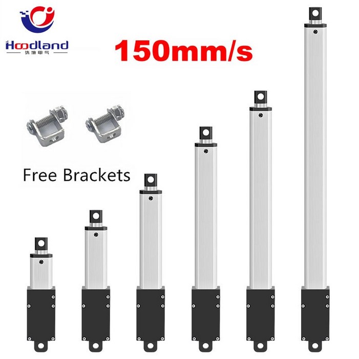 선형 엑츄에이터 리니어모터 전동실린더 소형 전기 기어 150 MMS 속도 DC6 12 24V 마이크로 DC 원격 제어 로봇 홈 오토메이션
