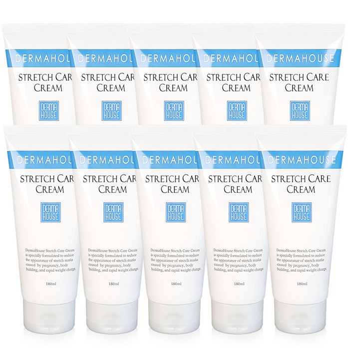 더마하우스 스트레치 케어 크림 180ml x 10개임산부 일반인 청소년기, 10개, 180ml