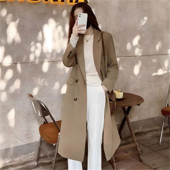 여성코트 트렌치코트 정장자켓 롱 여성자켓 바람막이 점퍼 WT8031829 53