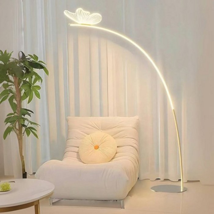 BEIBEI 거실스탠드 스탠딩 무드등 나비플로어 램프 장스탠드