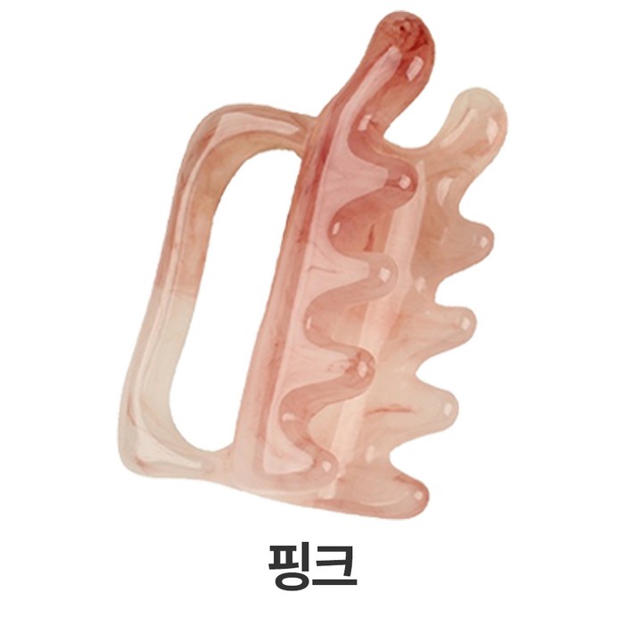 디심플 바디 두피 괄사, 핑크, 1개