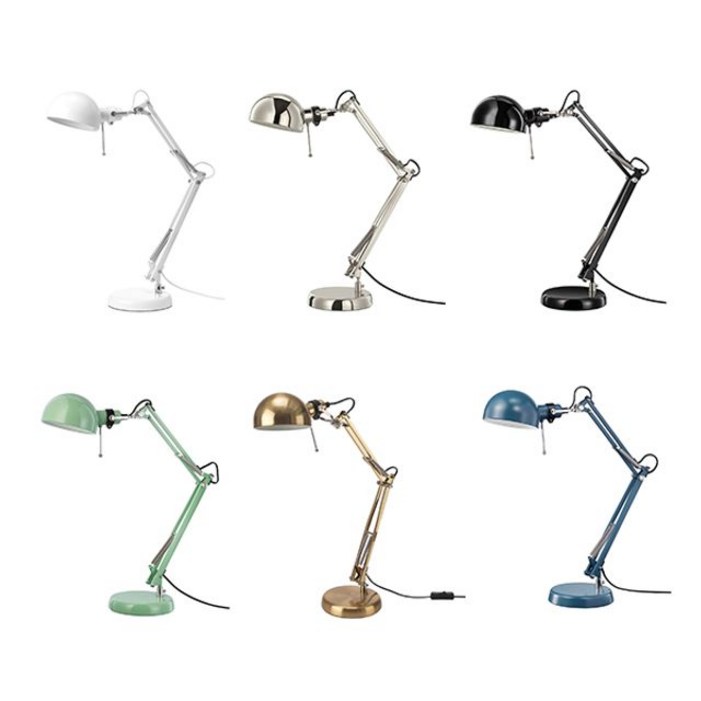 이케아 조명 빈티지 작업등 35cm FORSA 포르소 학생스탠드