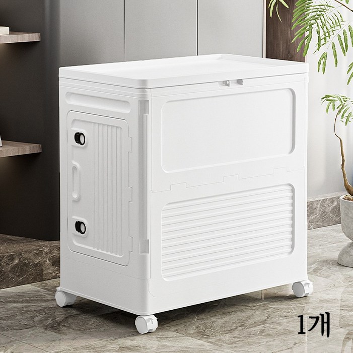 리빙박스 대형 이동가능 보관함 대용량 폴딩 수납함 수납 옷 이불 정리함