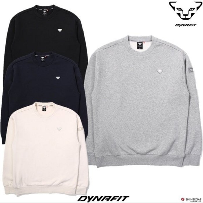 다이나핏 YUW23250다이나핏공용 그라운드2.0 면혼방 베이직 겨울 기모 맨투맨티셔츠 688693