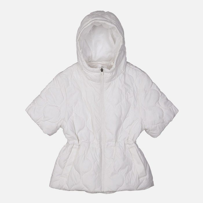 투엘라 여성 경량 후드 하프슬리브 방풍 패딩 자켓 점퍼 아우터