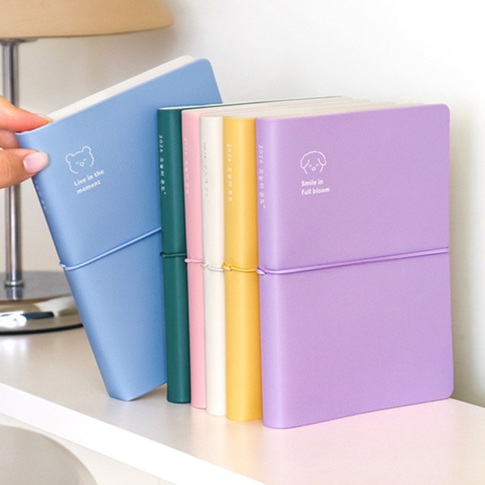 인디고 2026 오늘의 온도 B6 위클리 다이어리 날짜형 32절 주간, 블루그린