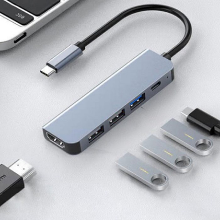 디지털케미 5포트 C타입 맥북 삼성 덱스 미러링 멀티포트 USB 허브 DCHH301 디지털케미 5포트 C타입 맥북 삼성 덱스 미러링 멀티포트 USB 허브 DCHH301