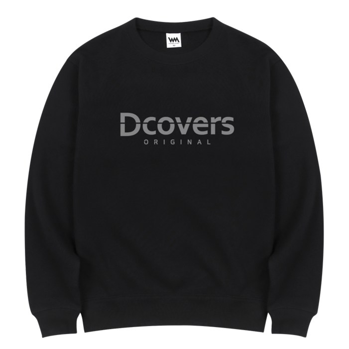 2023 DCOVERS 기모 맨투맨 티셔츠 남자 여자 가을 겨울 긴팔티