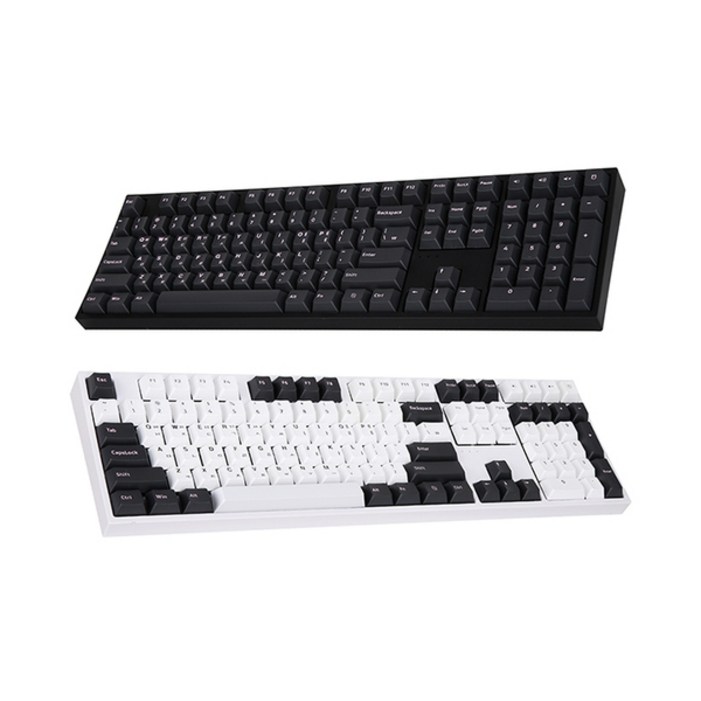 COX COX CK108 BT 게이트론 블루투스 5.0 기계식 게이밍 키보드 화이트, 청축