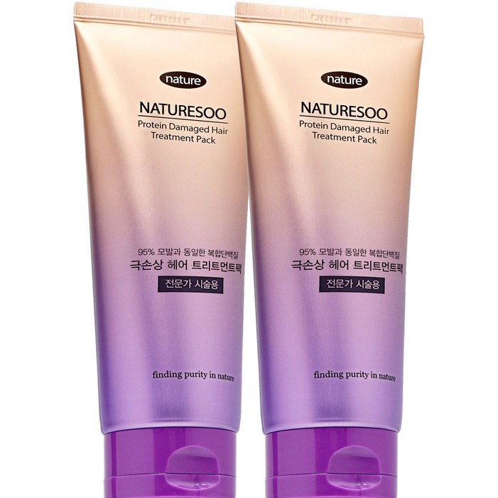 네이처수 전문가용 극손상 단백질 트리트먼트 헤어팩
