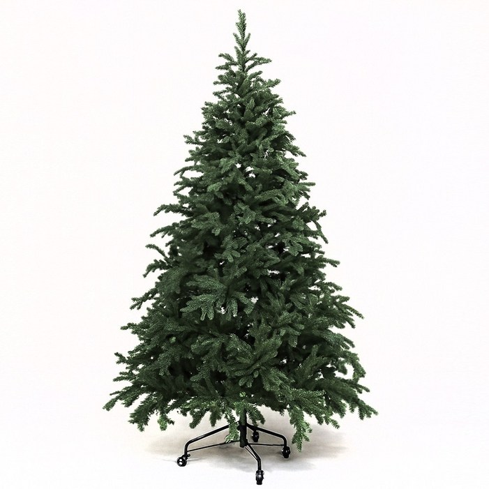 파티앤트리 대형 초대형 고급 PE 100 업소용 크리스마스 트리 무장식 전나무 이동식 바퀴 카페 호텔 2.1M 2.4M 3.0M, 초대형 PE100 트리