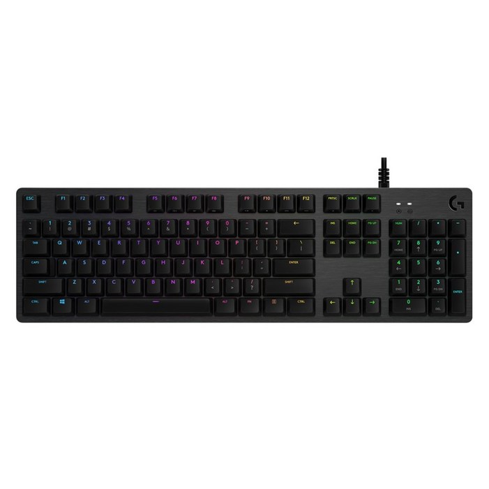 로지텍코리아 정품 G512 기계식 게이밍키보드 GX BLUE 클릭키청축, 블랙, G512 GX, 청축