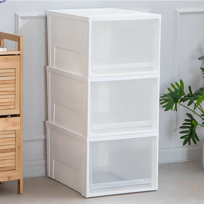 코멧 국내생산 폭 넓은 클리어 시스템 수납 서랍