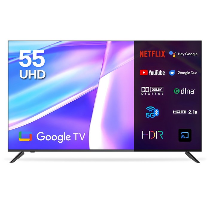 10 환급가전 이노스 4K UHD LED 제로 베젤 스마트 TV, 139.7cm55인치, S5501KU, 스탠드형, 고객직접설치