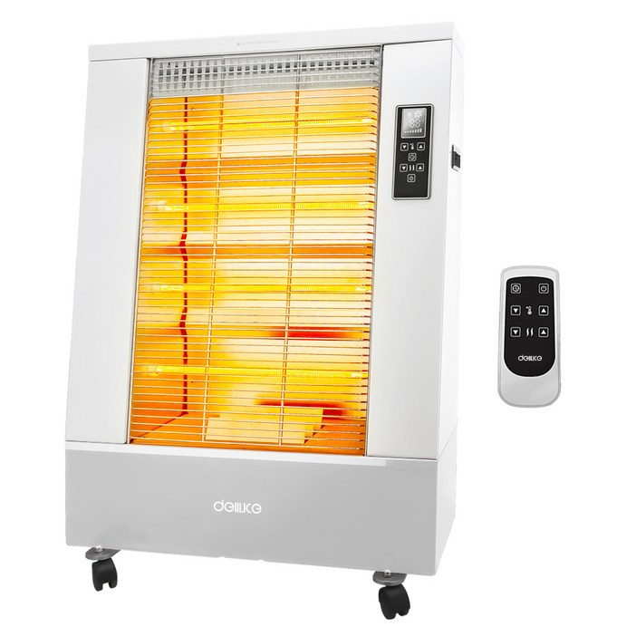 델루체 4단 대형 리모컨 이동식 카본 전기히터