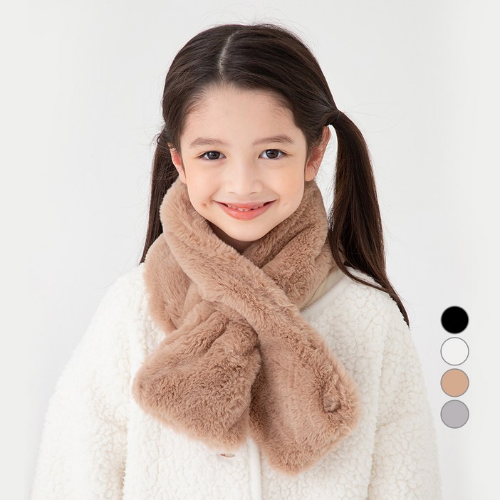 베이스알파에센셜 아동용 보들보들 소프트 머플러
