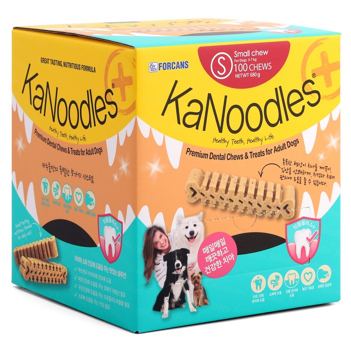 카누들 강아지 덴탈껌 S, 잇몸플러스, 680g, 1개
