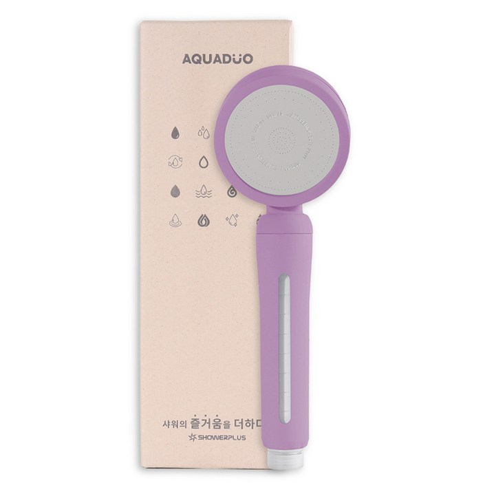 아쿠아듀오 PLA필터 블라썸 샤워기