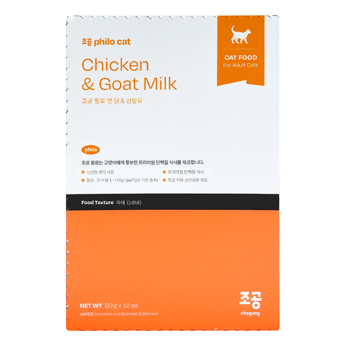 조공 성묘용 필로캣 고양이 습식사료 닭산양유, 닭, 1.08kg, 1개