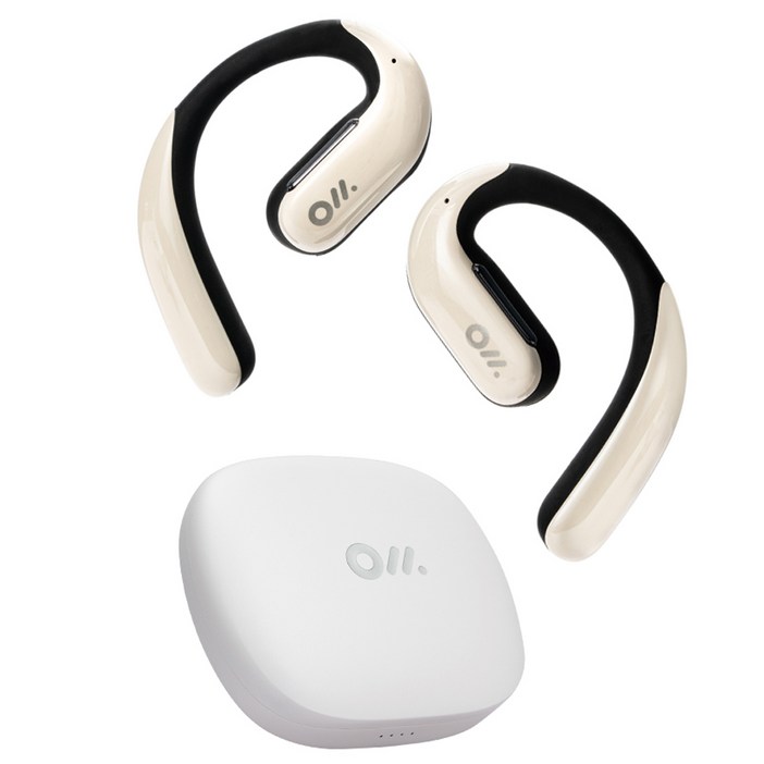 올라댄스 OWS 프로 오픈형 무선 공기전도 블루투스 이어폰, OLA07, 화이트