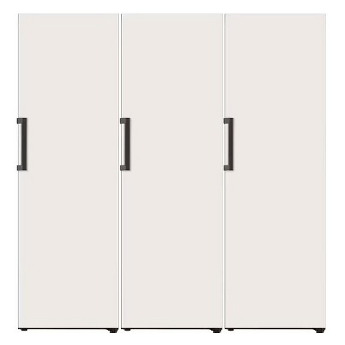 색상선택형 LG전자 오브제 321L 좌열림 컨버터블 세트 메탈 냉장고  냉동  김치냉장고 XYZ323MEF 방문설치