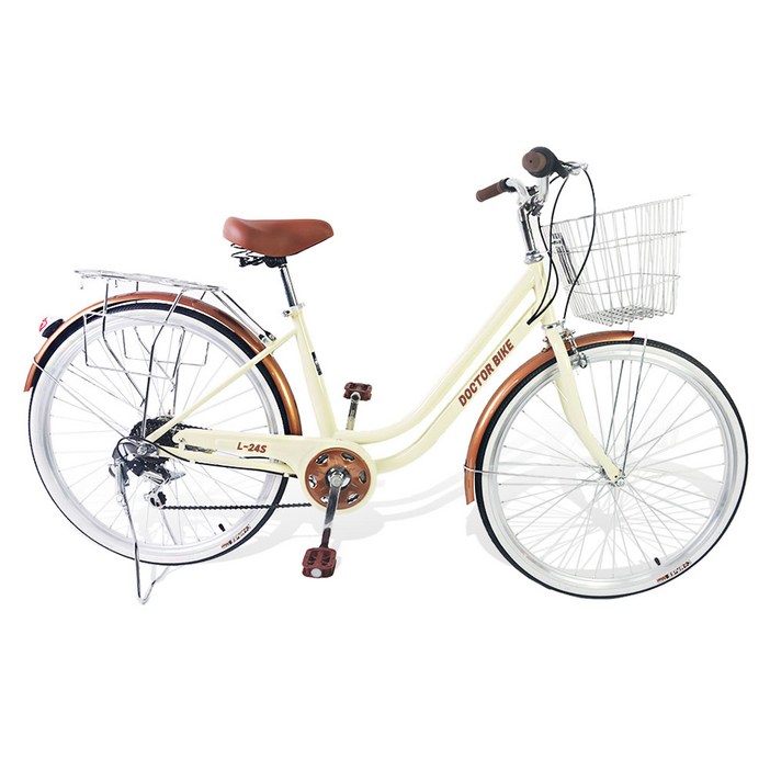 닥터바이크 2024년형 시마노 7단 스틸 프레임 생활용 자전거 60.96cm L-24S