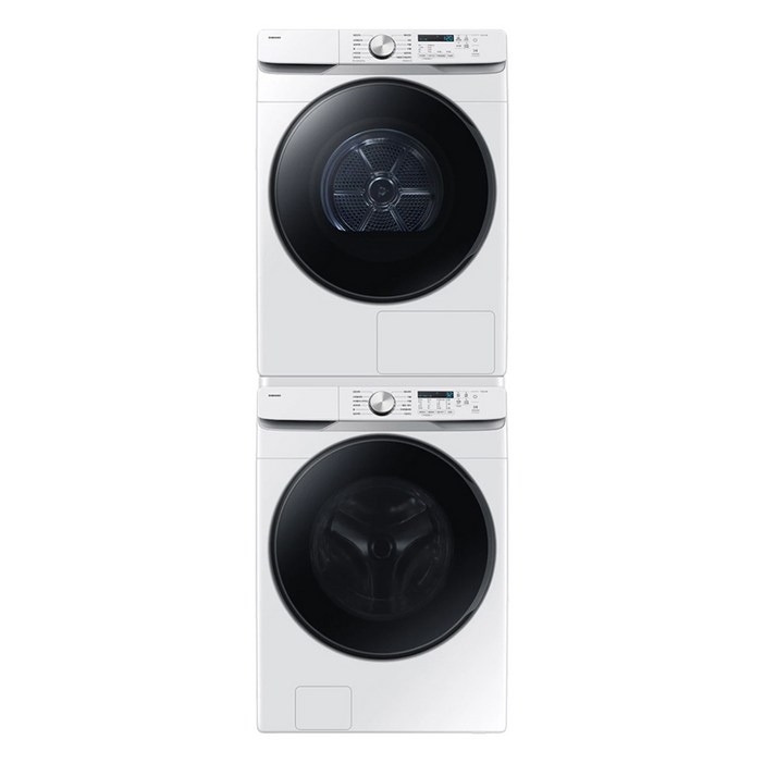 삼성전자 AI 세탁기 WF25DG8250BW  건조기 DV21DG8200BW 25kg  21kg  직렬설치키트 SKKATW 세트 방문설치