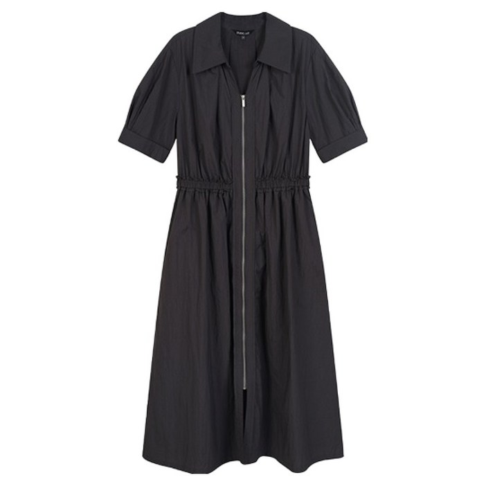 랩 지퍼 셔링 롱 원피스 AR2WO565