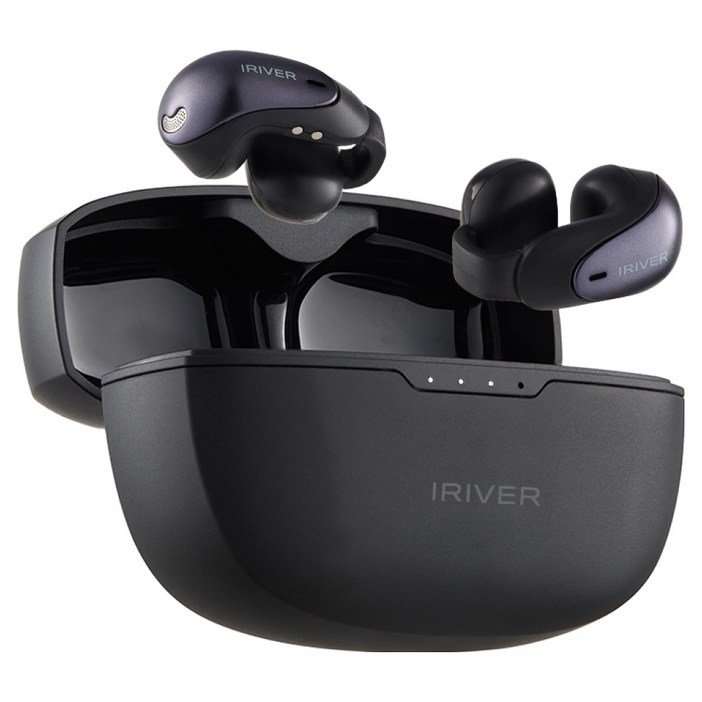 아이리버 오픈형 블루투스 무선 이어폰, BLACK, IBOCLIP ON3