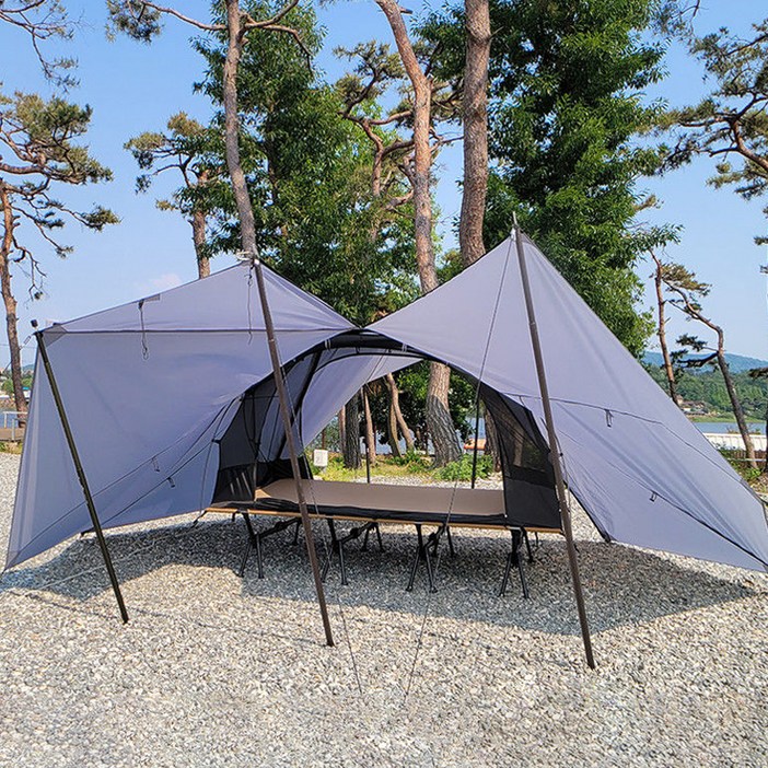 하이그라운즈 쏠네스트 코트 빅루미 야전 침대 호환 텐트