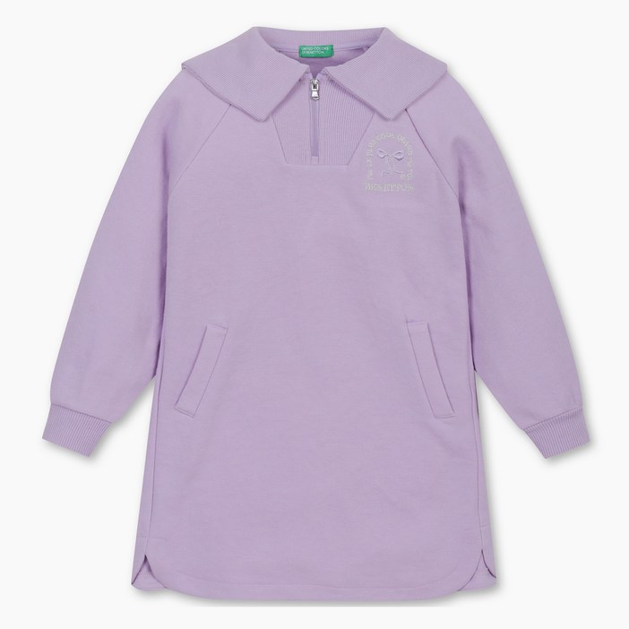 베네통키즈 아동용 양면 피케 원피스 QAOP01441VO