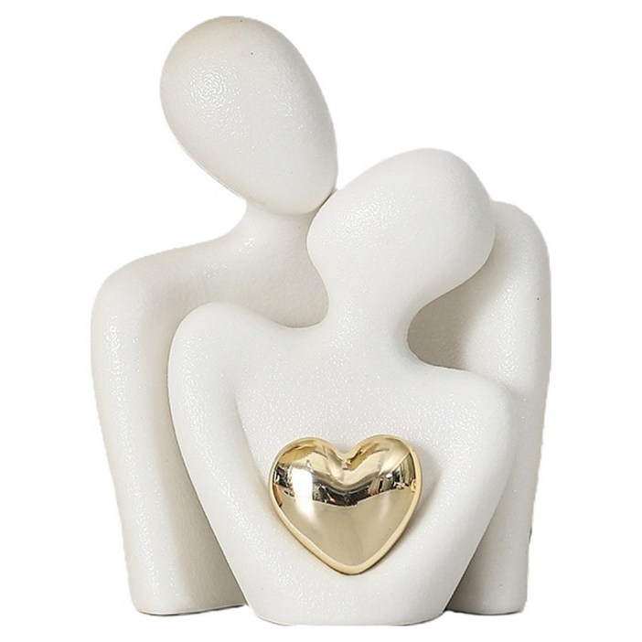 미소로운 예쁜 인테리어 소품, 흰색