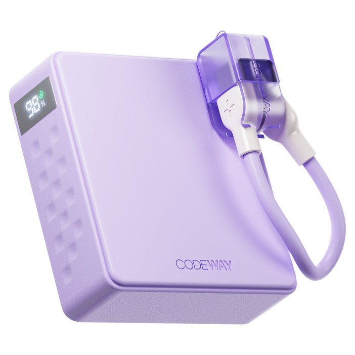 코드웨이 미니 고속충전 보조배터리 1000mAh  C타입 초고속충전 케이블