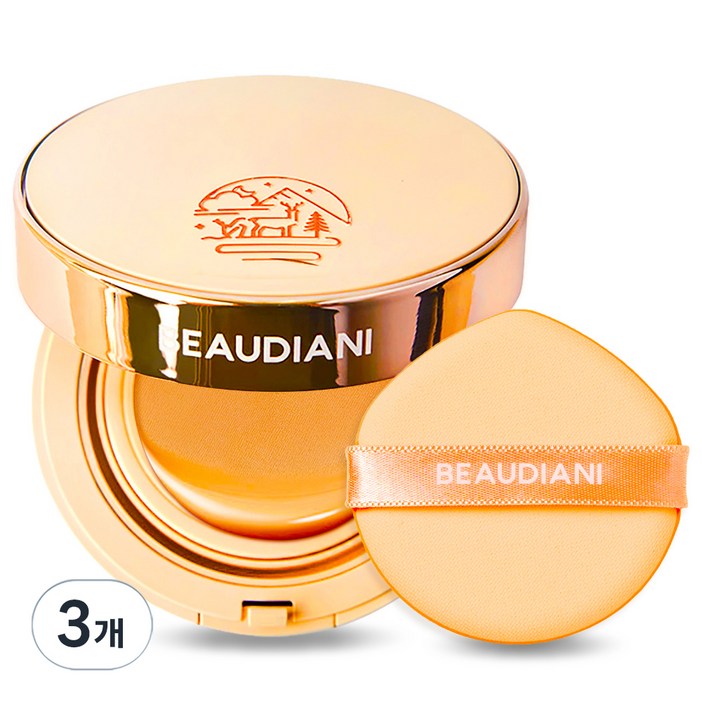 뷰디아니 메쉬 타이트 업 커버력좋은 커버쿠션 12g, 딥 커버 데일리 3호, 3개
