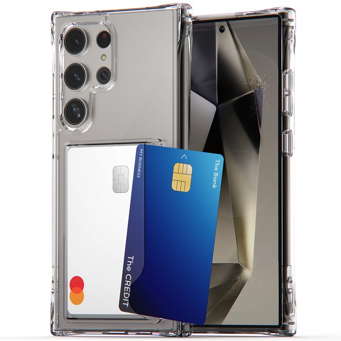 멕시드 카드 2장 슬림슬롯 변색없는 휴대폰 케이스