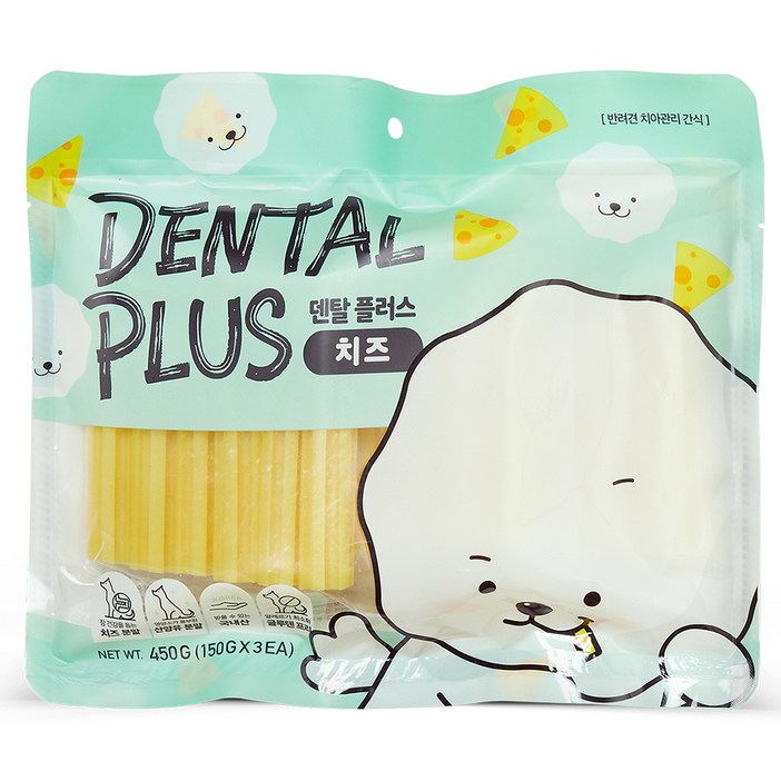 강아지 간식 덴탈플러스 덴탈껌 450g