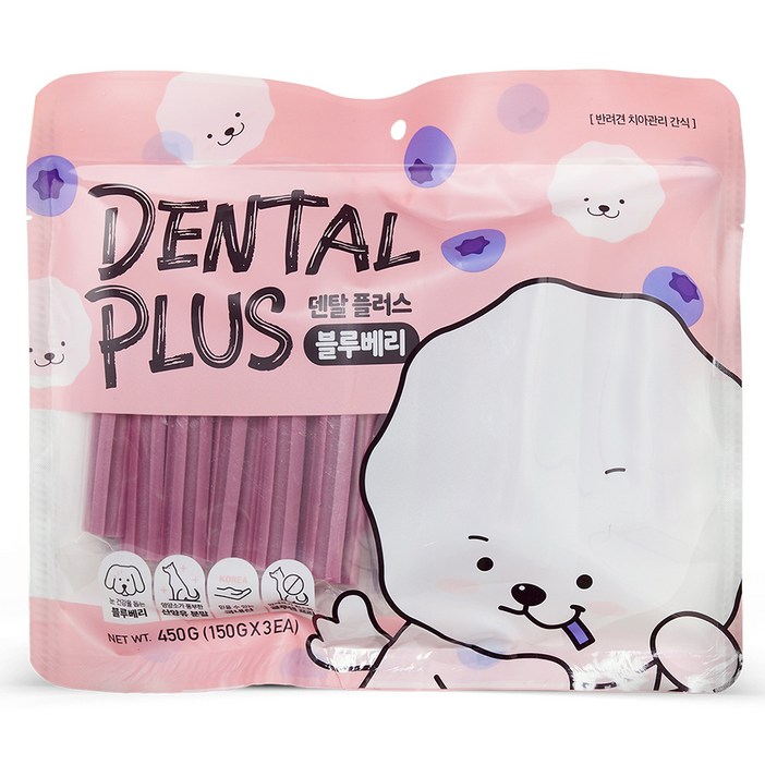 엠엔비물산 강아지 간식 덴탈플러스 덴탈껌