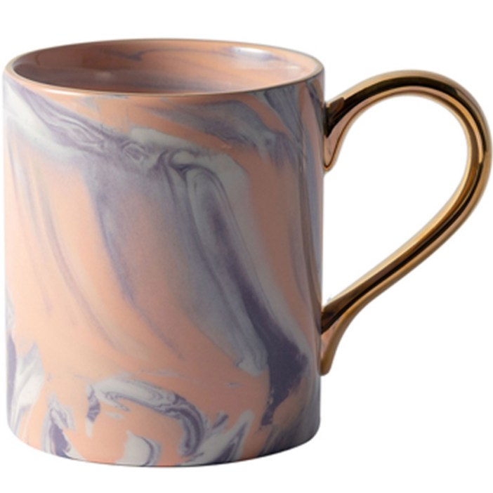 까사무띠 마블 골드핸들 림머그컵 350ml