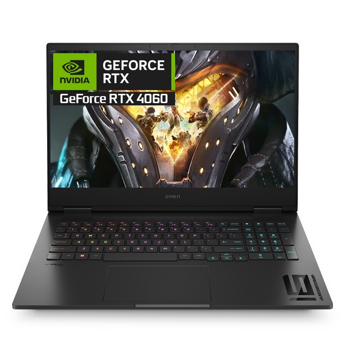 HP 2024 오멘 16 코어i5 인텔 14세대 지포스 RTX 4060, Shadow Black, 512GB, 16GB, WIN11 Home, 16-wf1183TX