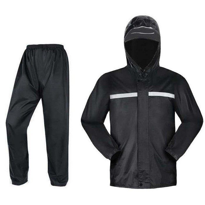 머지샵 남성용 오토바이 우비 상하의 세트