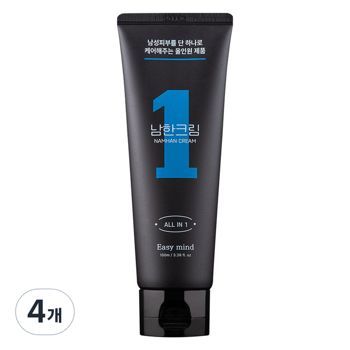 이지마인드 남성용 주름개선 미백기능성 올인원 크림, 100ml, 4개