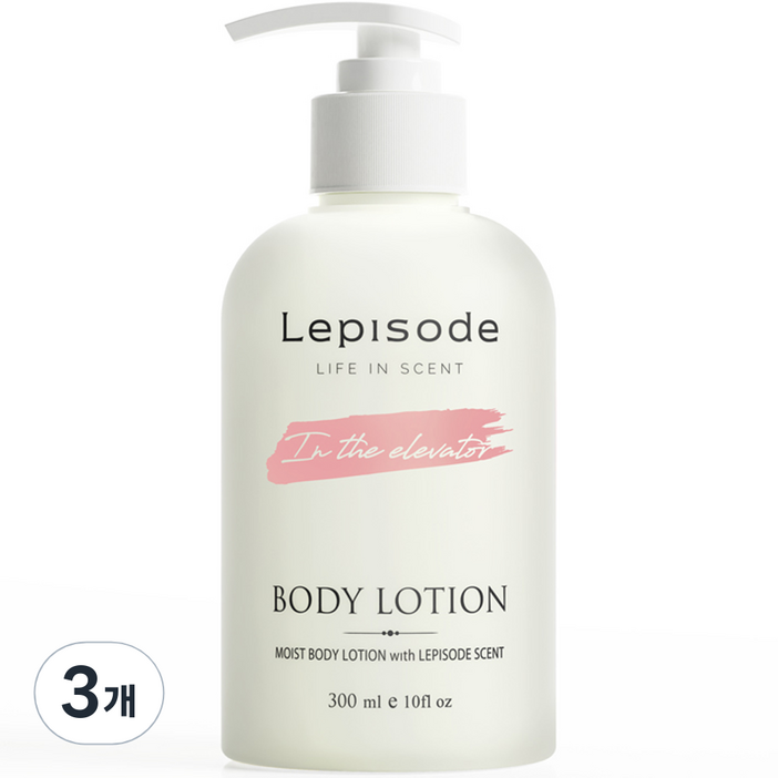 레피소드 인더엘리베이터 바디로션 꽃향, 3개, 300ml