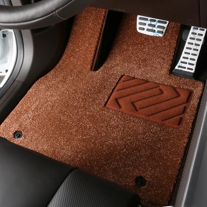 3W 에코라이너 패브릭 카매트 1 + 2열 세트, 기아 스포티지 NQ5 5세대 하이브리드 2021.7~, 꼬냑브라운