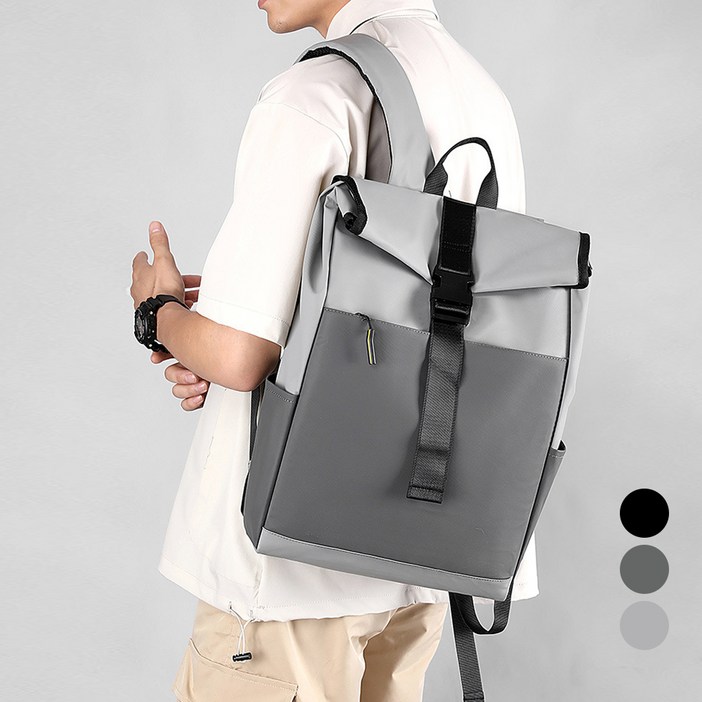 엘쏘 대학생 직장인 플립 버클 노트북 백팩