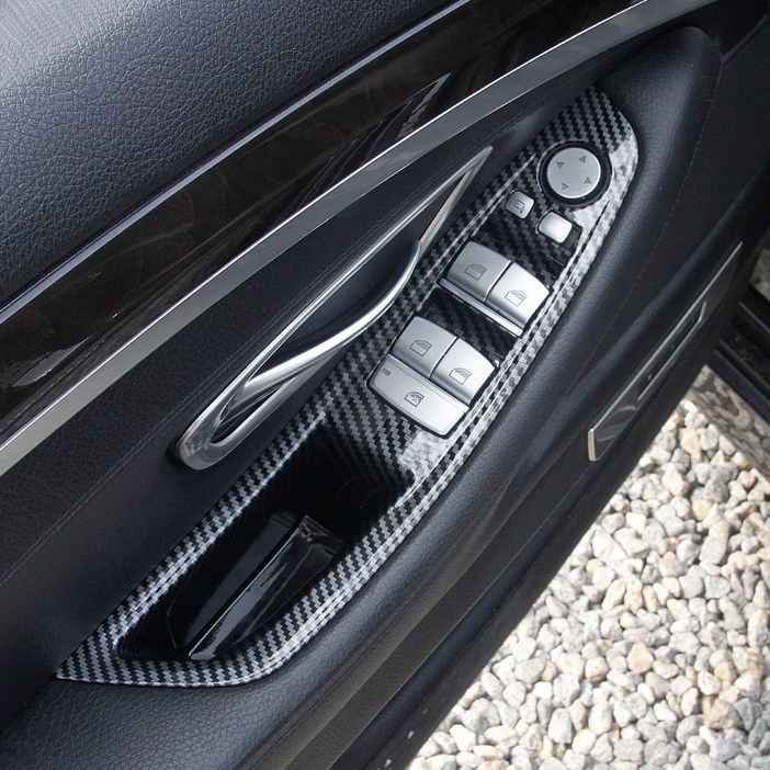 BMW 5시리즈 F10 윈도우스위치 패널 카본 몰딩 호환 용품 BMW 5시리즈 F10 윈도우스위치 패널 카본 몰딩 호환 용품