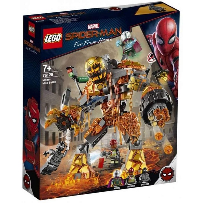 LEGO 마블 스파이더맨 파 프롬 홈: 몰튼맨과의 대결 76128 조립 키트 294 피스 299192