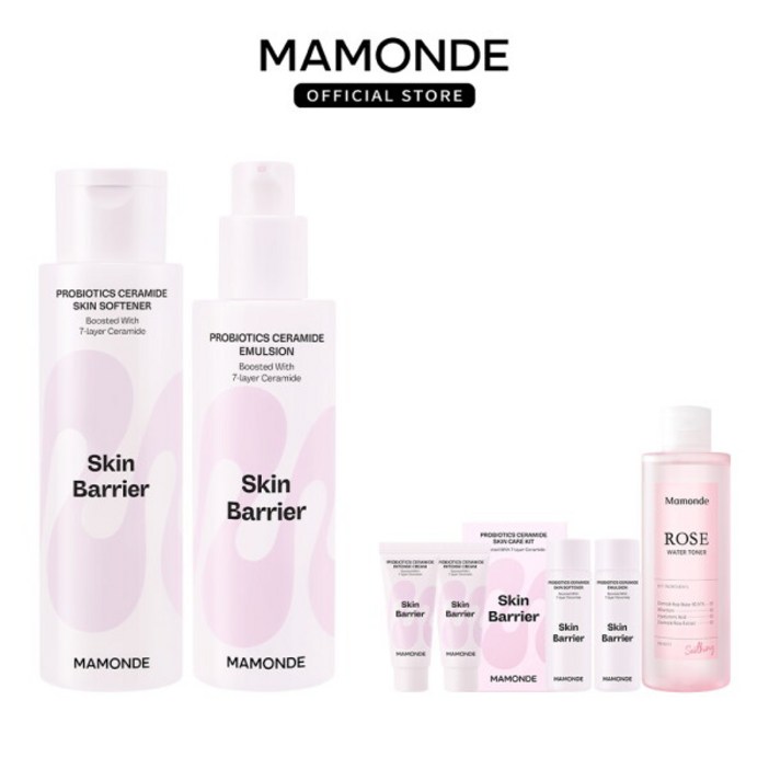 [마몽드] [본사직영★빠른배송]  프로바이오틱스 세라마이드 스킨소프너 200ml+에멀젼 150ml (+추가사은 5종)