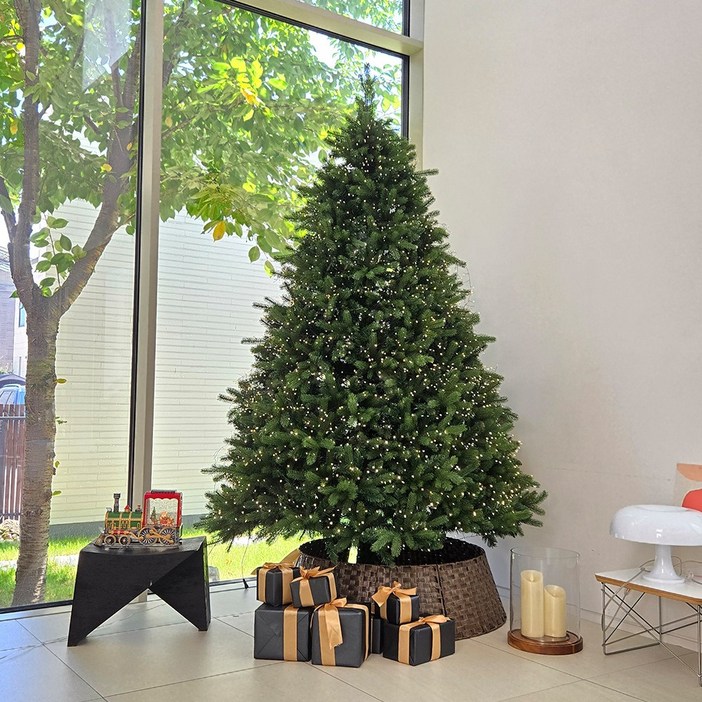 에버렐 하이엔드 크리스마스트리 풍성한 감성 PE 트리 브레몽, 트리+전구