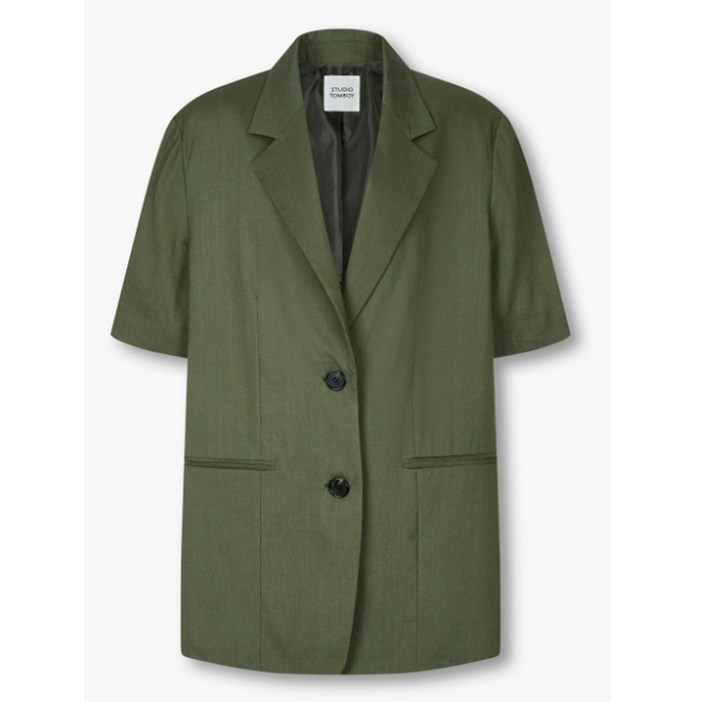 [여름인하] 린넨혼방 반팔자켓(9105212189)